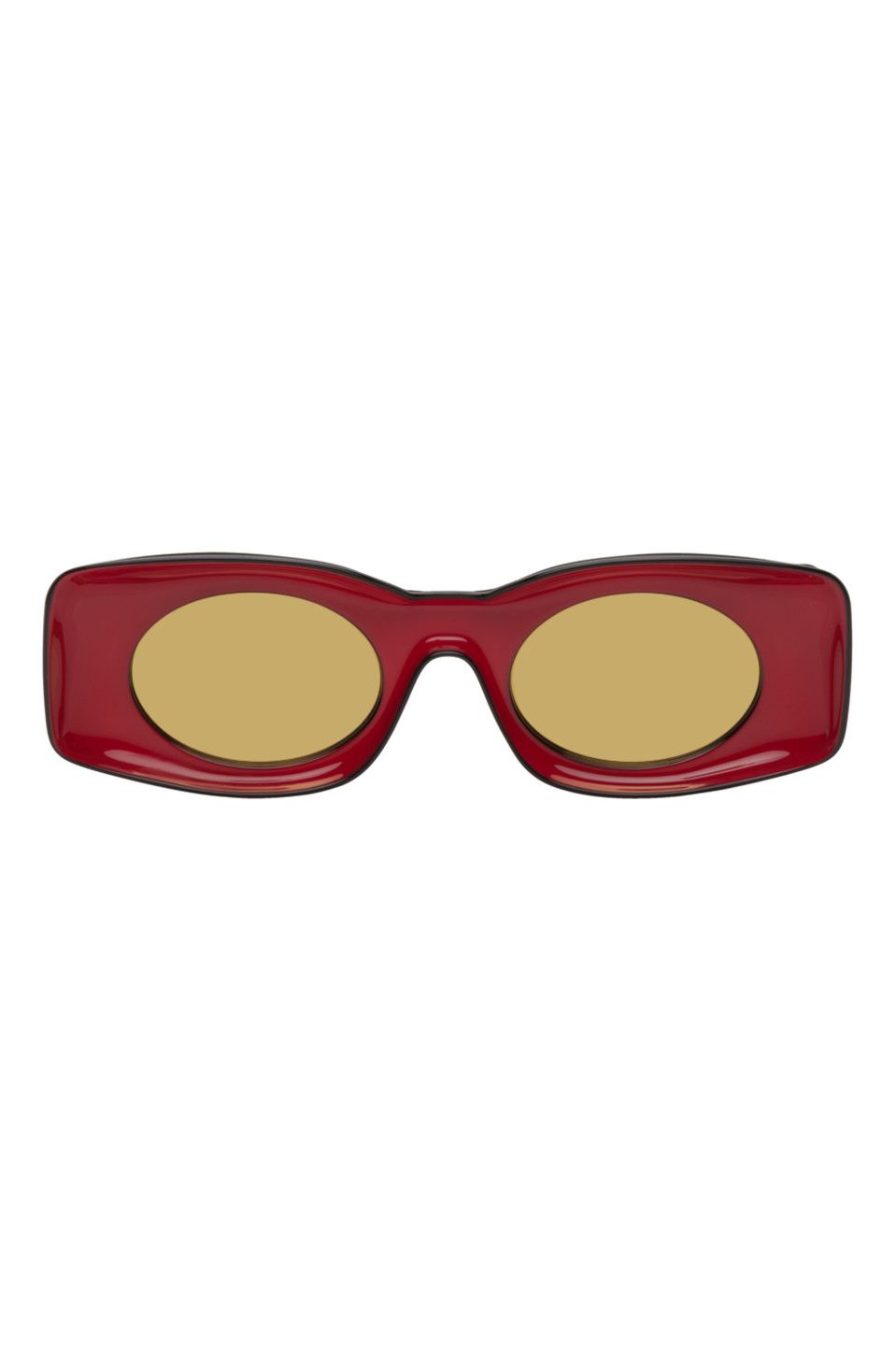 Black & Red Paula's Ibiza Original Sunglasses | SSENSE