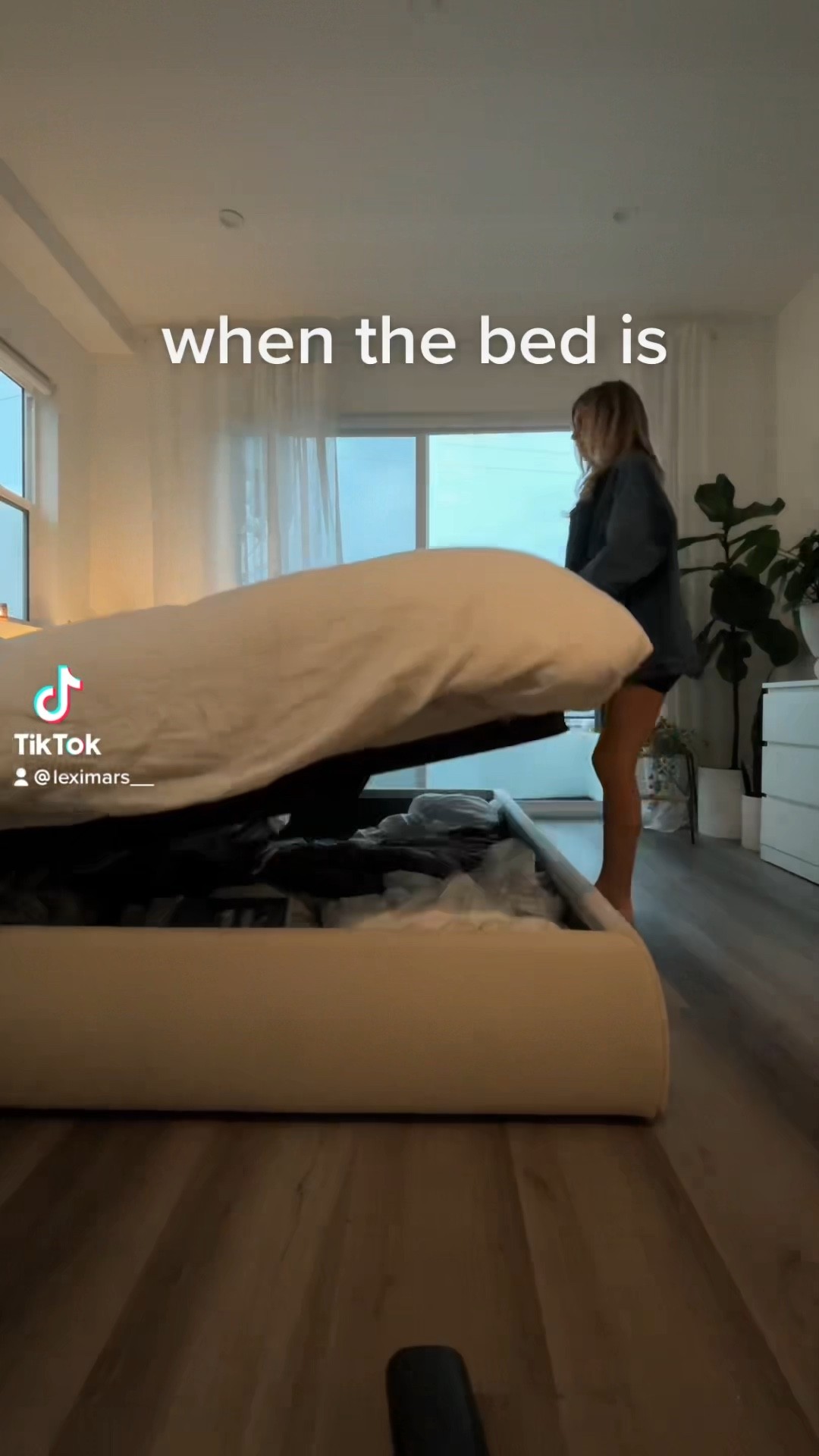 Storage king size bed linen post modern furniture white Storage bed frame


#LTKhome