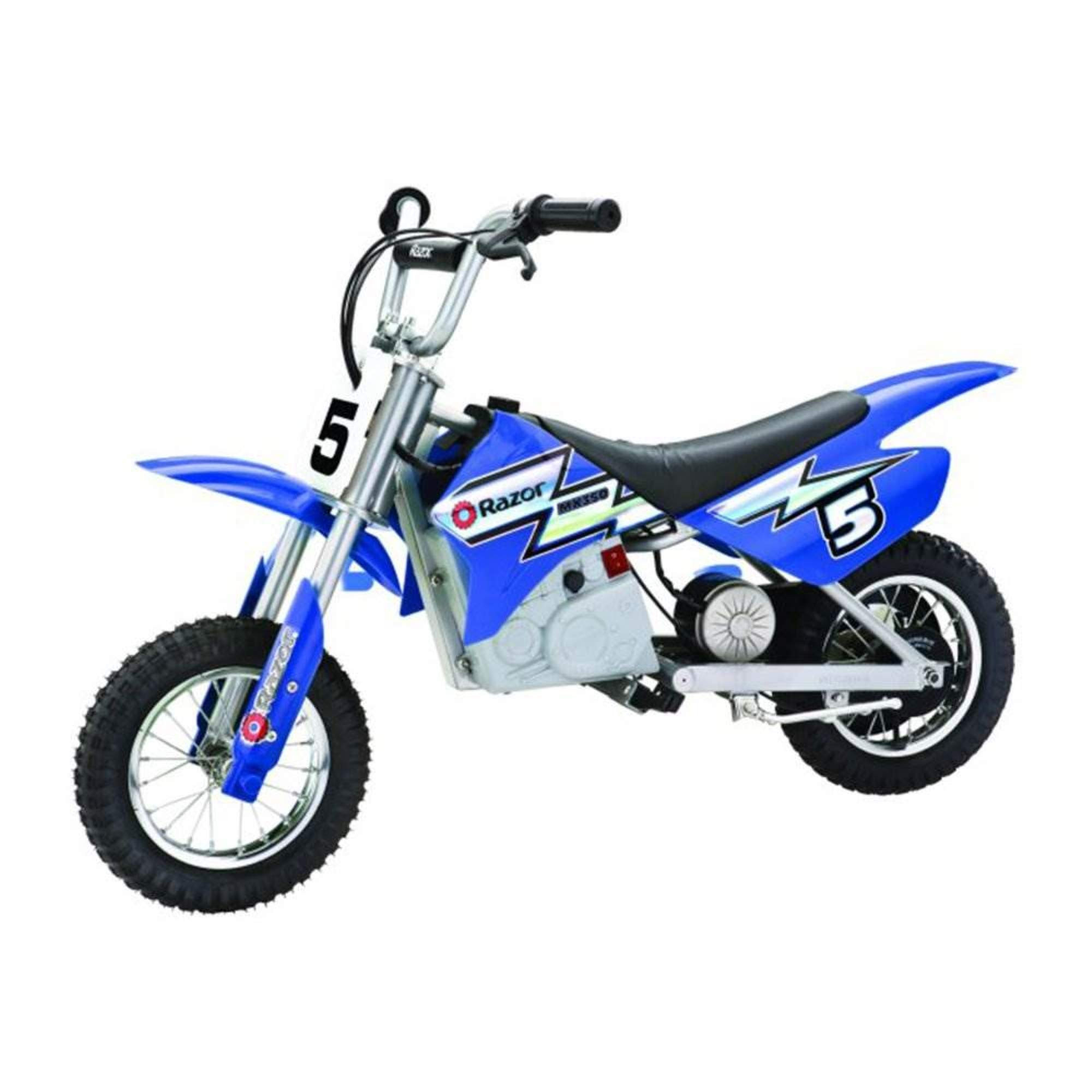 Razor MX350 Dirt Rocket Electric Motocross Bike, Blue, 10-12 inches | Amazon (US)