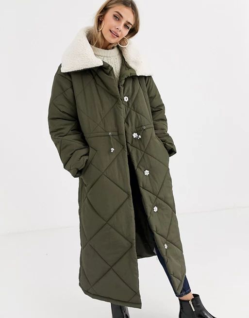 Search results for green coats | ASOS US