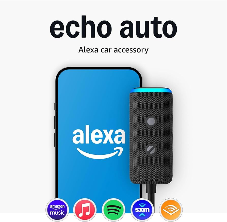 Amazon Echo Auto (newest model), Add Alexa to your car | Amazon (US)