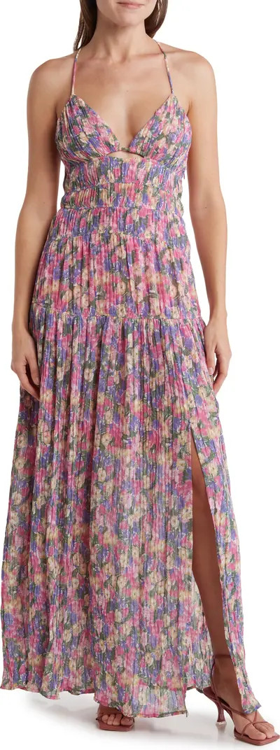 Tropics Pleated Maxi Dress | Nordstrom Rack