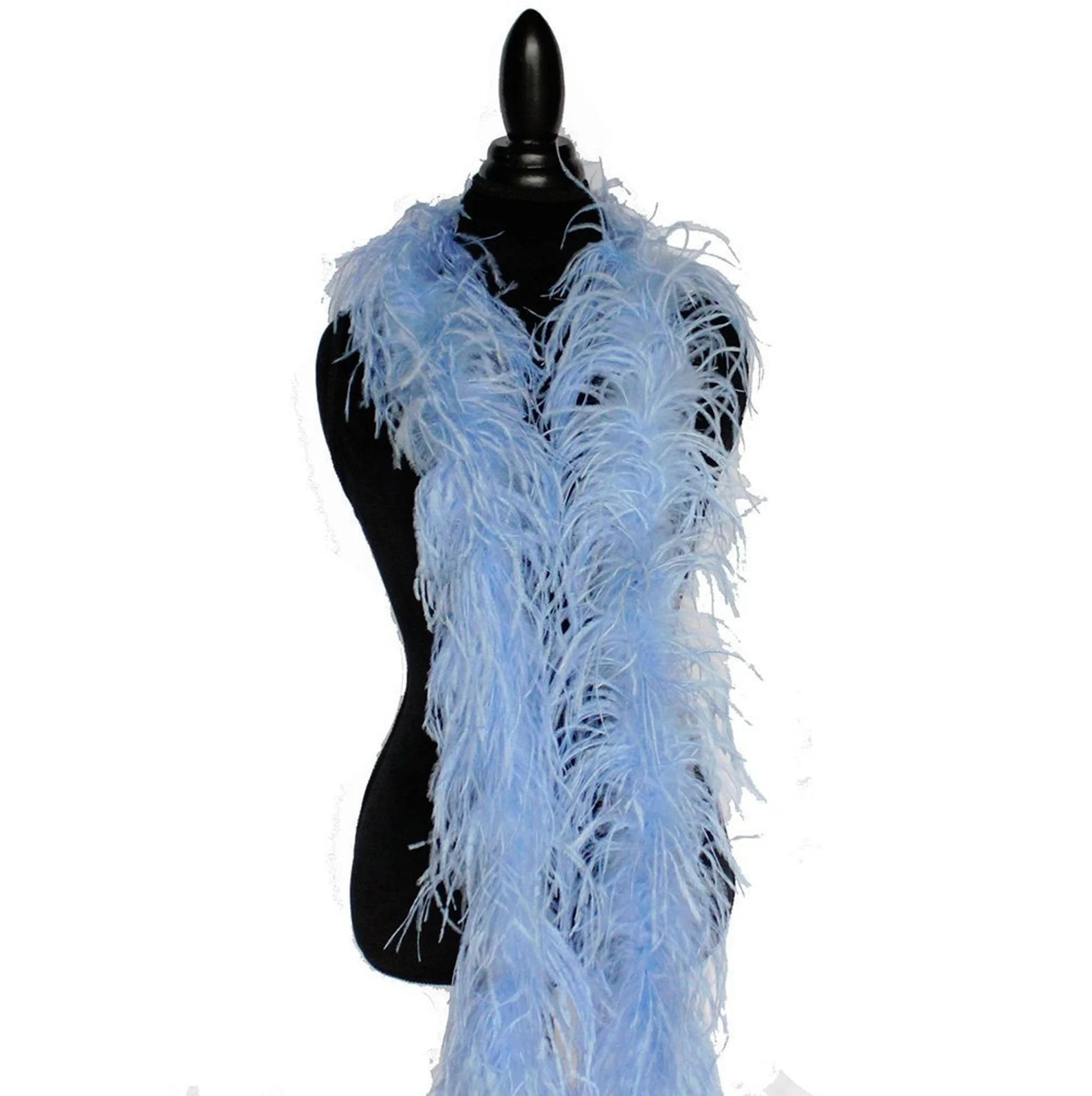 2 Ply BABY BLUE Ostrich Feather Boa 72" Long for Halloween Costume Craft Bachelorette Theater Des... | Etsy (Global)