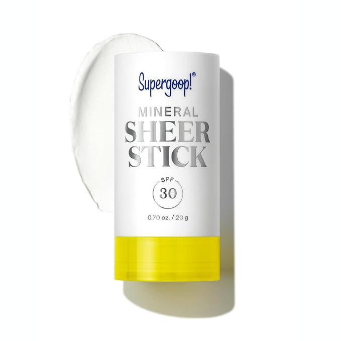 Supergoop! Mineral Sheer Stick SPF 30 Sunscreen - Mineral, Broad Spectrum Sunscreen for Face & Bo... | Amazon (US)