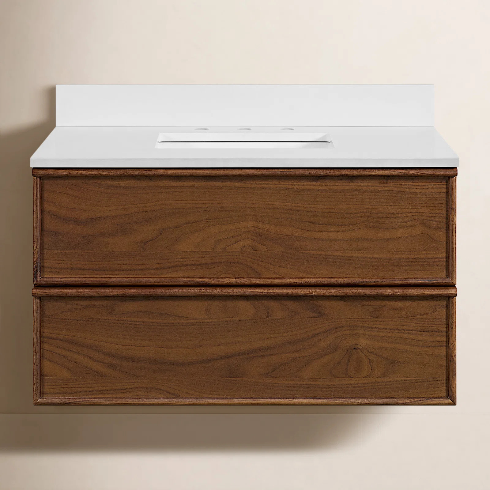 Collins 36" Bathroom Vanity In Natural Walnut | AllModern