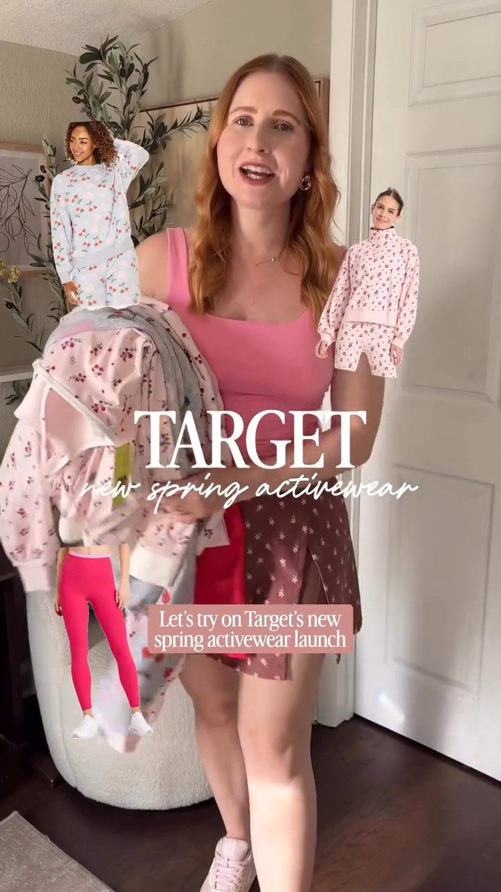 Jaw on the FLOOR 🫢 with these girly 🌸 spring 2026 Target activewear new arrivals!

Right now @target Joylab + All in Motion lines are fully stocked with these affordable leggings, supportive sports bras, trendy workout tops, and comfy athleisure sets. 

These Target 🎯 workout 🏋️‍♀️ clothes are flattering, comfortable, and perfect for the gym, running errands, or everyday casual wear. Size M in these items on me, leggings I sized up to a large.

spring target activewear 2026, target activewear haul, affordable target workout clothes, target leggings spring, target sports bras, target athleisure sets, target gym outfits, spring athleisure outfits, budget friendly activewear, trendy spring activewear, target try on haul • target spring active wear 2026 • target try on activewear • target fashion haul 2026 • #targettryon #targetactivewear #affordableworkoutclothes

#LTKfitnessgoals #LTKgrwm #LTKActive