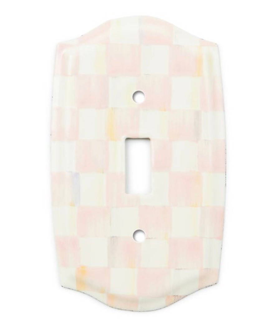 Was randomly searching for gold light switch covers when this one popped up and on sale!!! $19.99 for Mackenzie Childs?!?! so obvi i purchased 💕

#LTKMothersDay #LTKHome #LTKSaleAlert