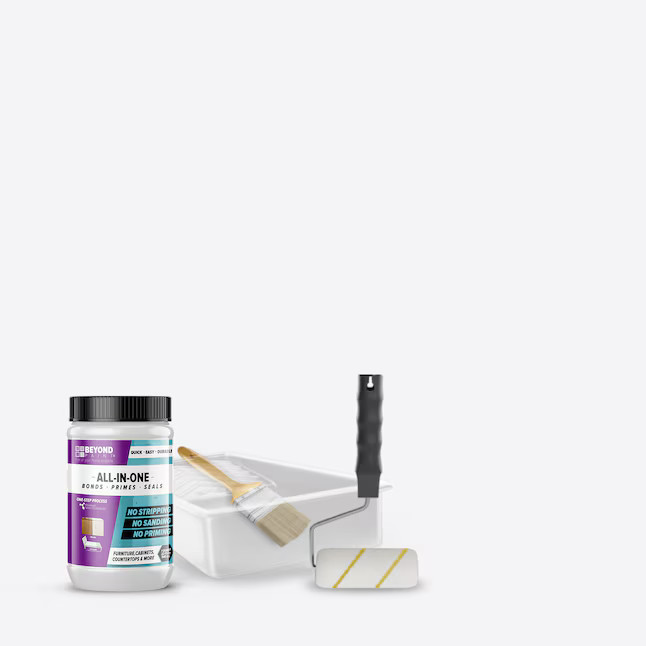 Beyond Paint Furniture-Cabinets-and-Countertop Flat Bright White Cabinet and Furniture Paint (1-q... | Lowe's