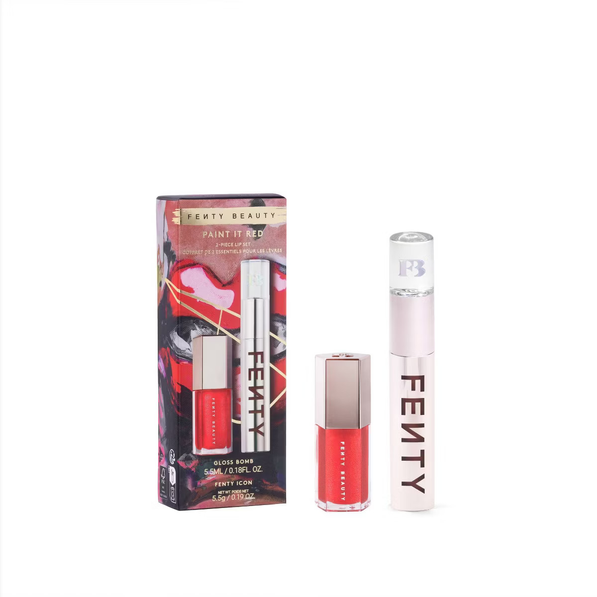Fenty Snackz by Fenty Beauty by Rihanna Paint It Red Lip Set - 2pc - Ulta Beauty | Target