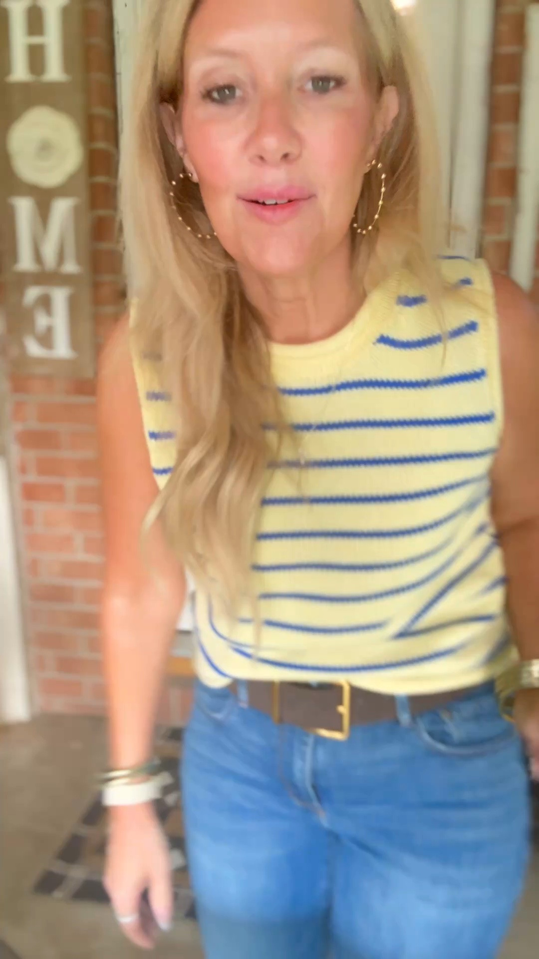 Casual Friday! 
Top small 
Jeans 10

#LTKootd #LTKOver40