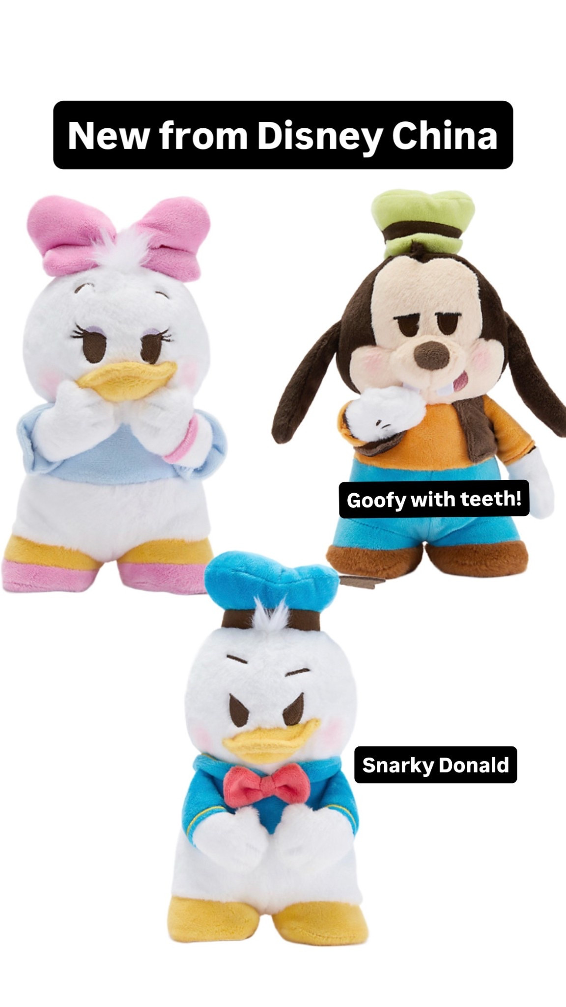New from Disney China! New plushies
