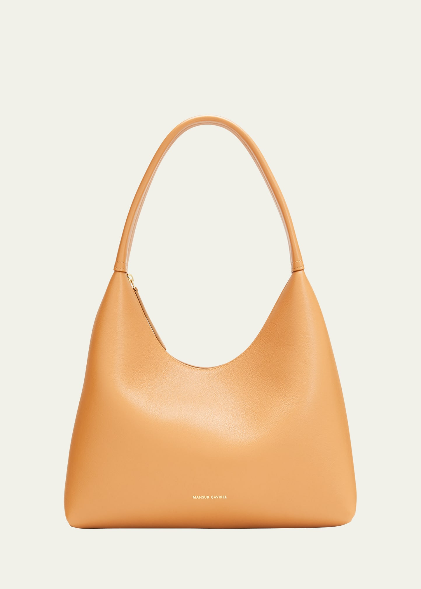 Mansur Gavriel Zip Leather Top-Handle Bag | Bergdorf Goodman