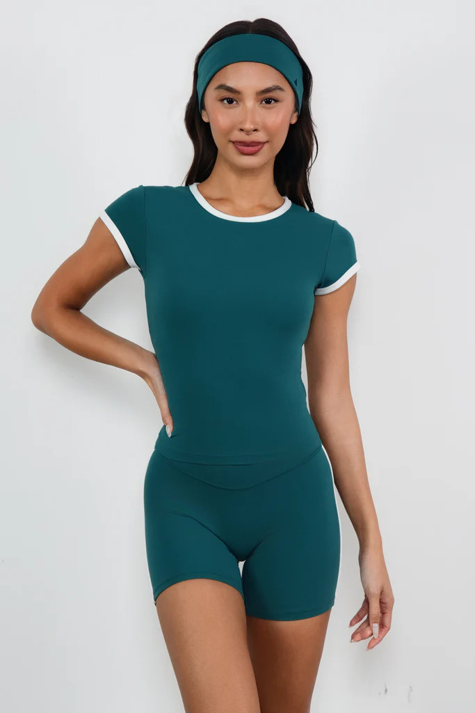 Cloud II\u2122 Bra Tee - Spruce Contrast | Vitality