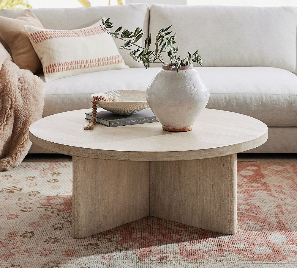Cayman Round Coffee Table (40") | Pottery Barn (US)