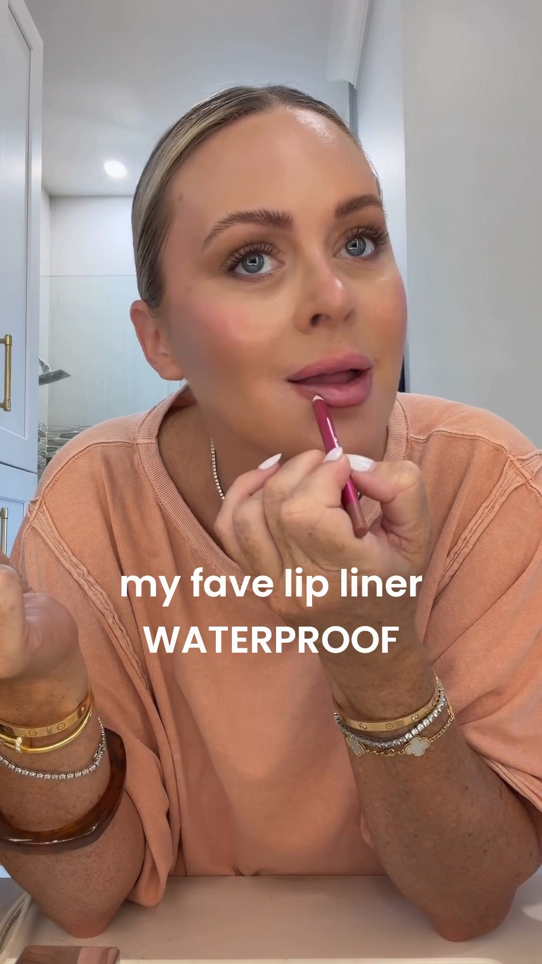 I’m officially obsessed with this lip liner. 🤎✨ My girlfriend literally asked me last night how it was still on my lips. 😂💋💄

I wear shades 1 & 2, but there are 4 gorgeous shades to choose from. It’s called Lip Lock for a reason. It’s waterproof, stays put, and is hands down my favorite. And it’s finally at Sephora! 🙌

lip liner • waterproof makeup • long lasting lip liner • Sephora • beauty favorite • makeup must have • everyday makeup • neutral lip • lip combo

#LTKBeauty #LTKOver40