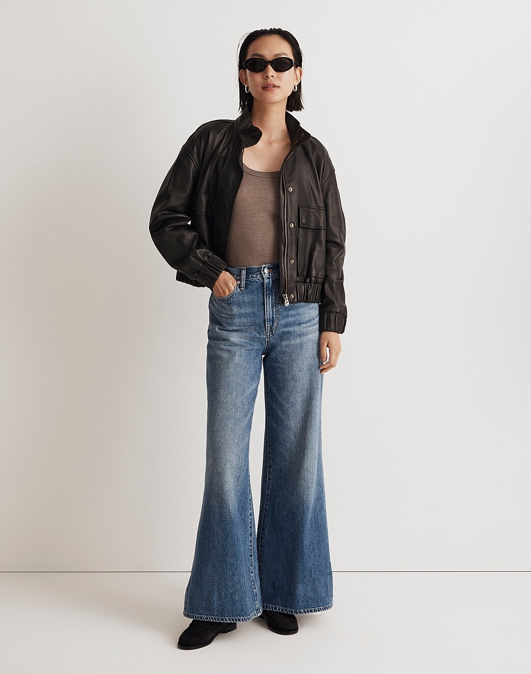 Leather Bomber Jacket | Madewell