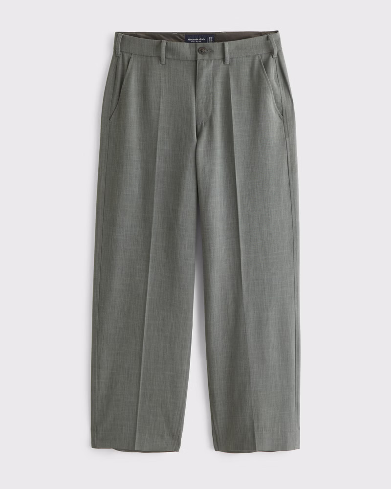 Abercrombie & Fitch Men's Baggy Trouser in Gray Green - Size 36 X 30 | Abercrombie & Fitch (US)