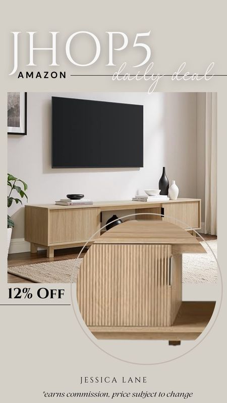 Amazon daily deal, save 12% on this gorgeous fluted TV stand by Walker Edison.TV stand, fluted TV stand, Walker Edison Furniture, Amazon home, Amazon deal, living room furniture deals

#LTKsalealert #LTKhome #LTKstyletip