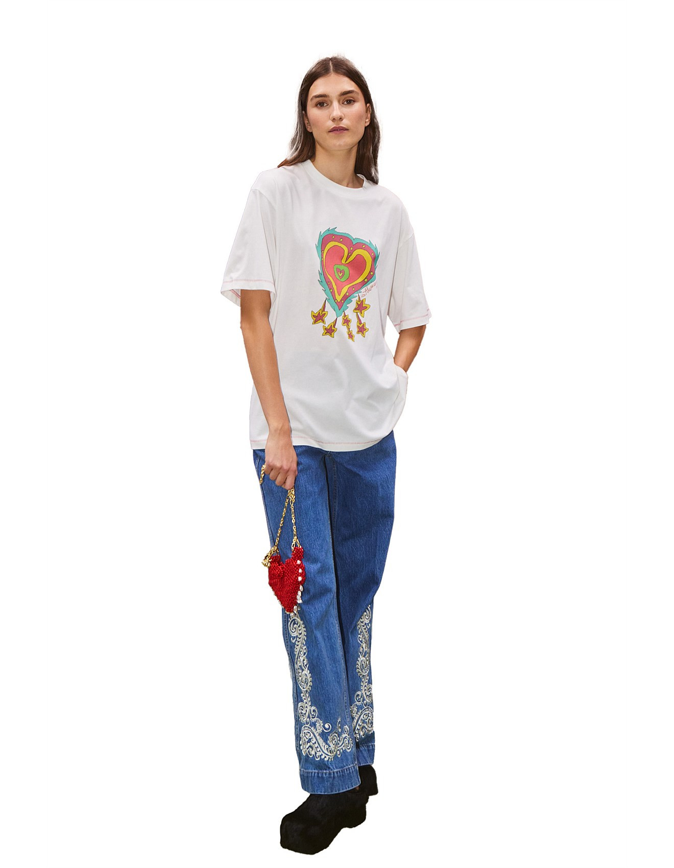 CONTESSA HEART TEE | David Jones (Australia & New Zealand)