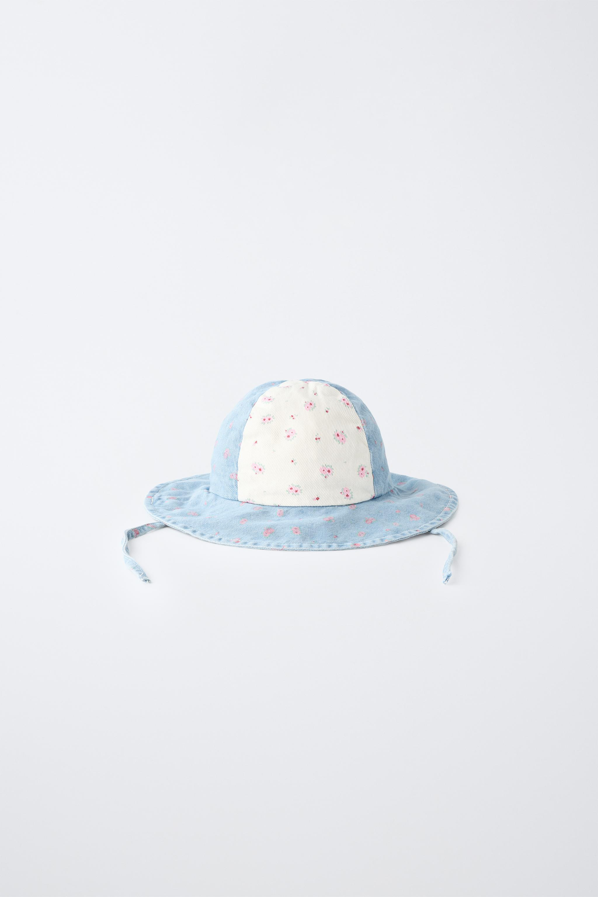 FLORAL PATCHWORK BUCKET HAT | Zara US