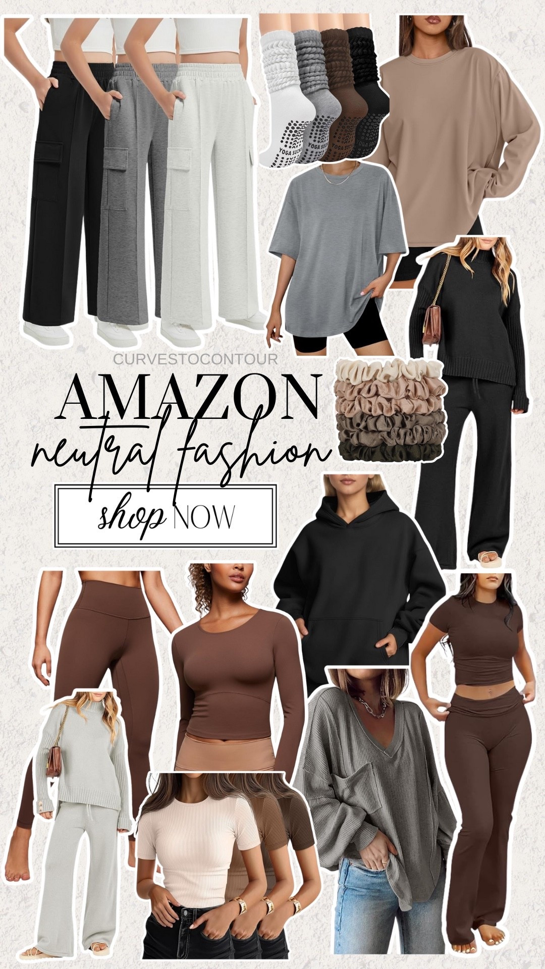 Neutral Basics from Amazon great for layering or on their own! 

#LTKgrwm #LTKootd #LTKMidsize