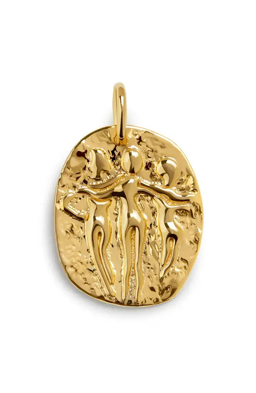 Monica Vinader Sisterhood Pendant in 18Kt Gold Vermeil at Nordstrom | Nordstrom