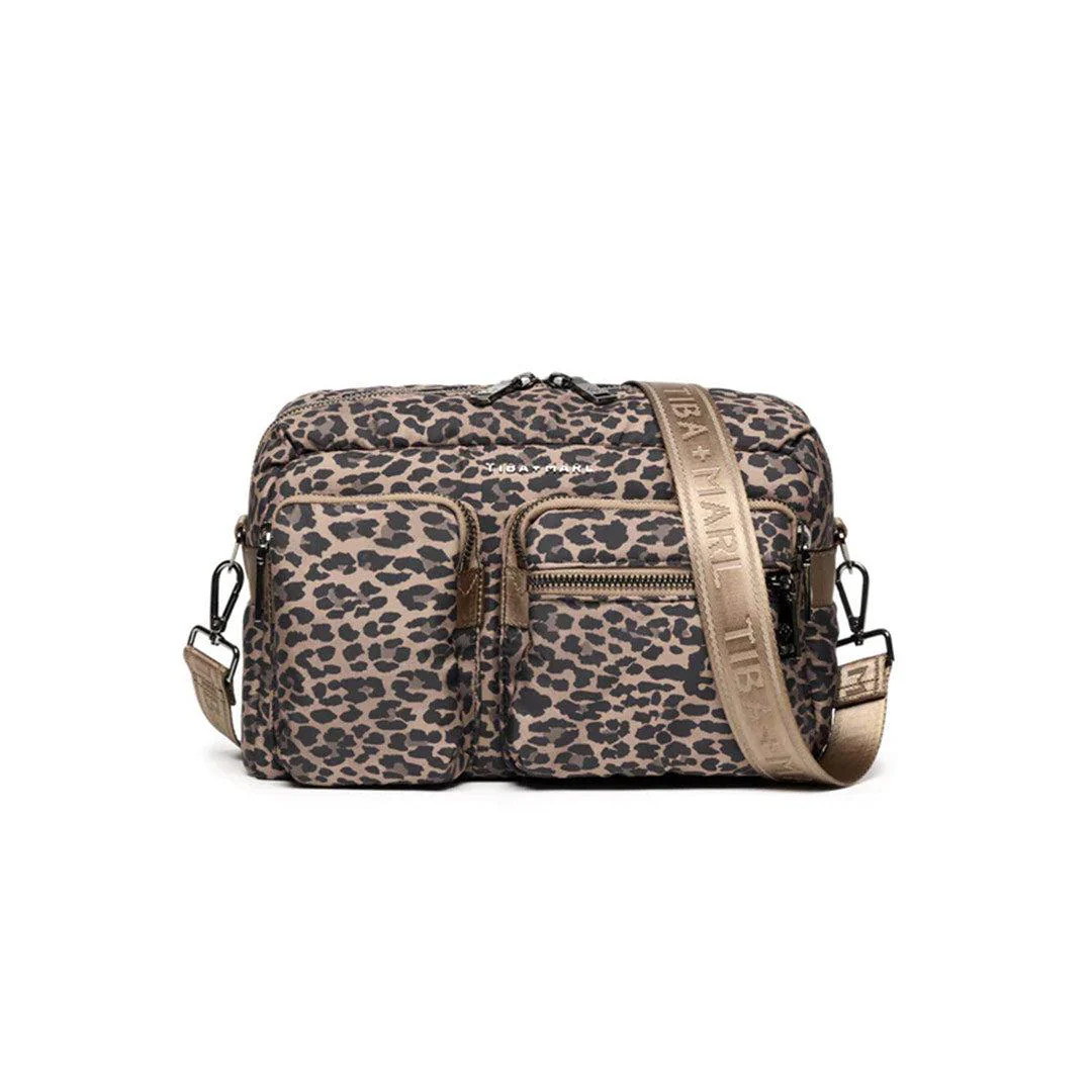 TIBA + MARL Axel Buggy Organiser / Changing Bag - Tonal Brown Leopard | Natural Baby Shower | Natural Baby Shower UK