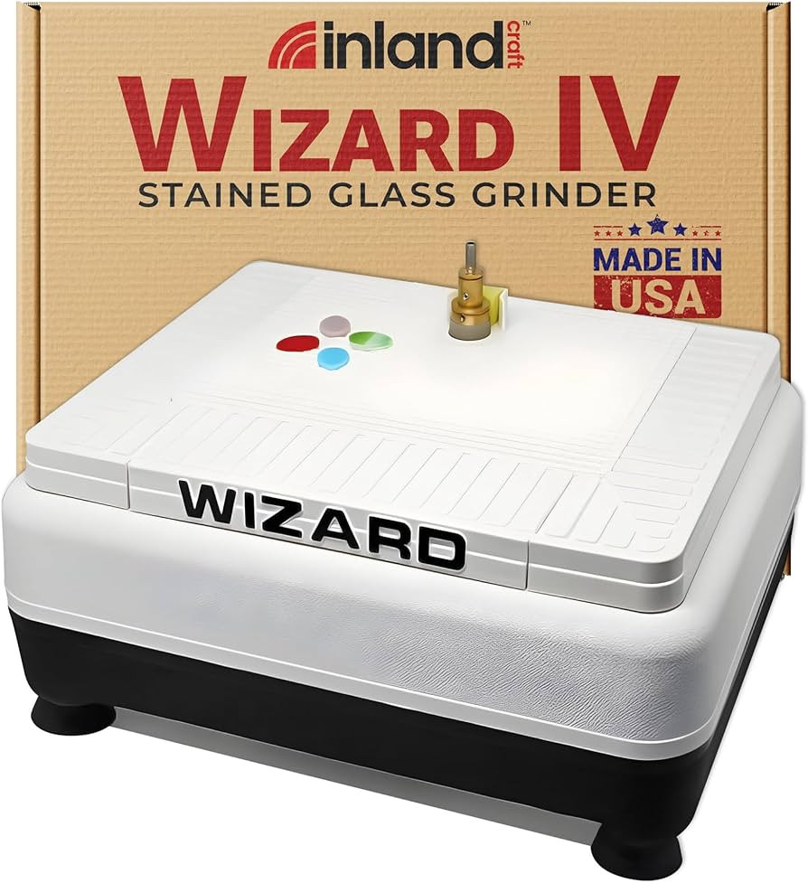 Inland Craft Wizard IV Glass Grinder, Precision Tool Edging Grinding Shaping Drilling, Essential ... | Amazon (US)