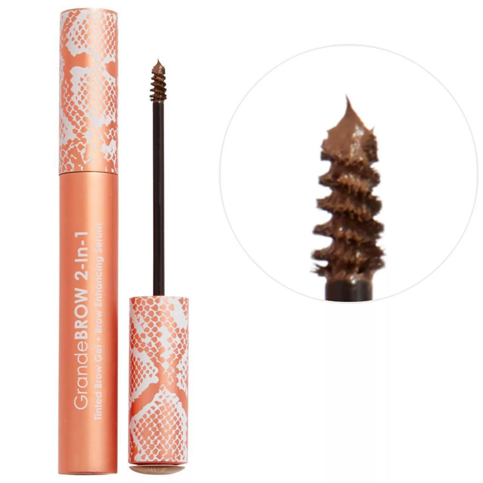Grande Cosmetics GrandeBROW 2-In-1 Tinted Brow Gel + Brow Enhancing Serum, Size: .9Oz, Light | Kohl's