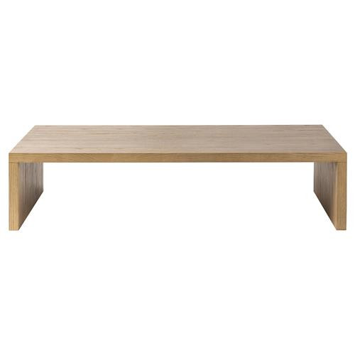 Hathaway Toasted Ash Thick Coffee Table | Kathy Kuo Home