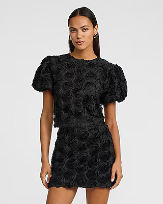 Rosette High Waisted Mini Skort | Express