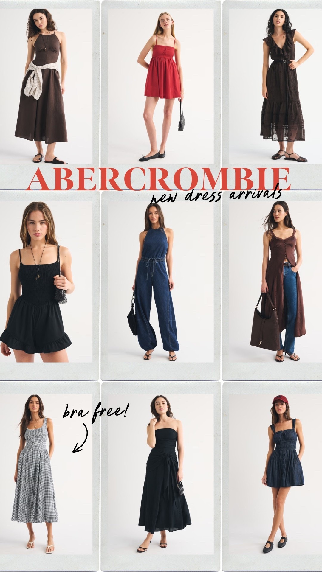 Abercrombie new dress arrivals 
Summer transitional dress

#LTKSeasonal #LTKMidsize