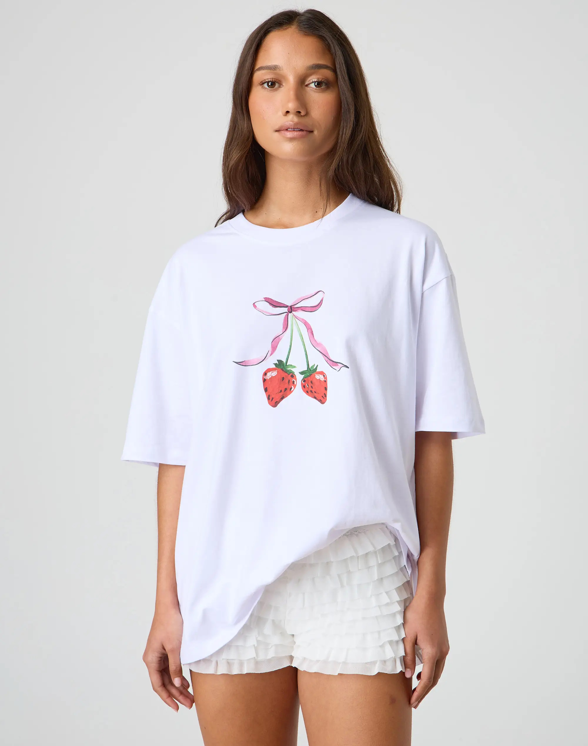 Print Oversized T-Shirt | Glassons (Australia)