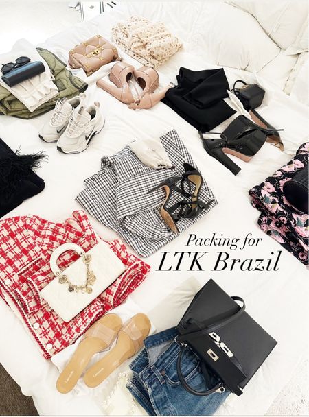 I’m headed to Brazil for the opening of our LTK Casa- a creator hangout and workspace for our São Paulo community! 
Here are some of the highlights of my wardrobe for the week 📸

#LTKSeasonal #LTKtravel #LTKworkwear