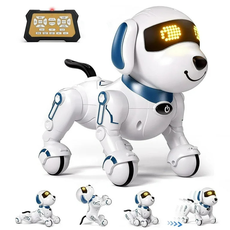 BEEPRINCESS Robot Dog, Smart Programmable RC Electronic Pet Puppy with Early Education Function, ... | Walmart (US)