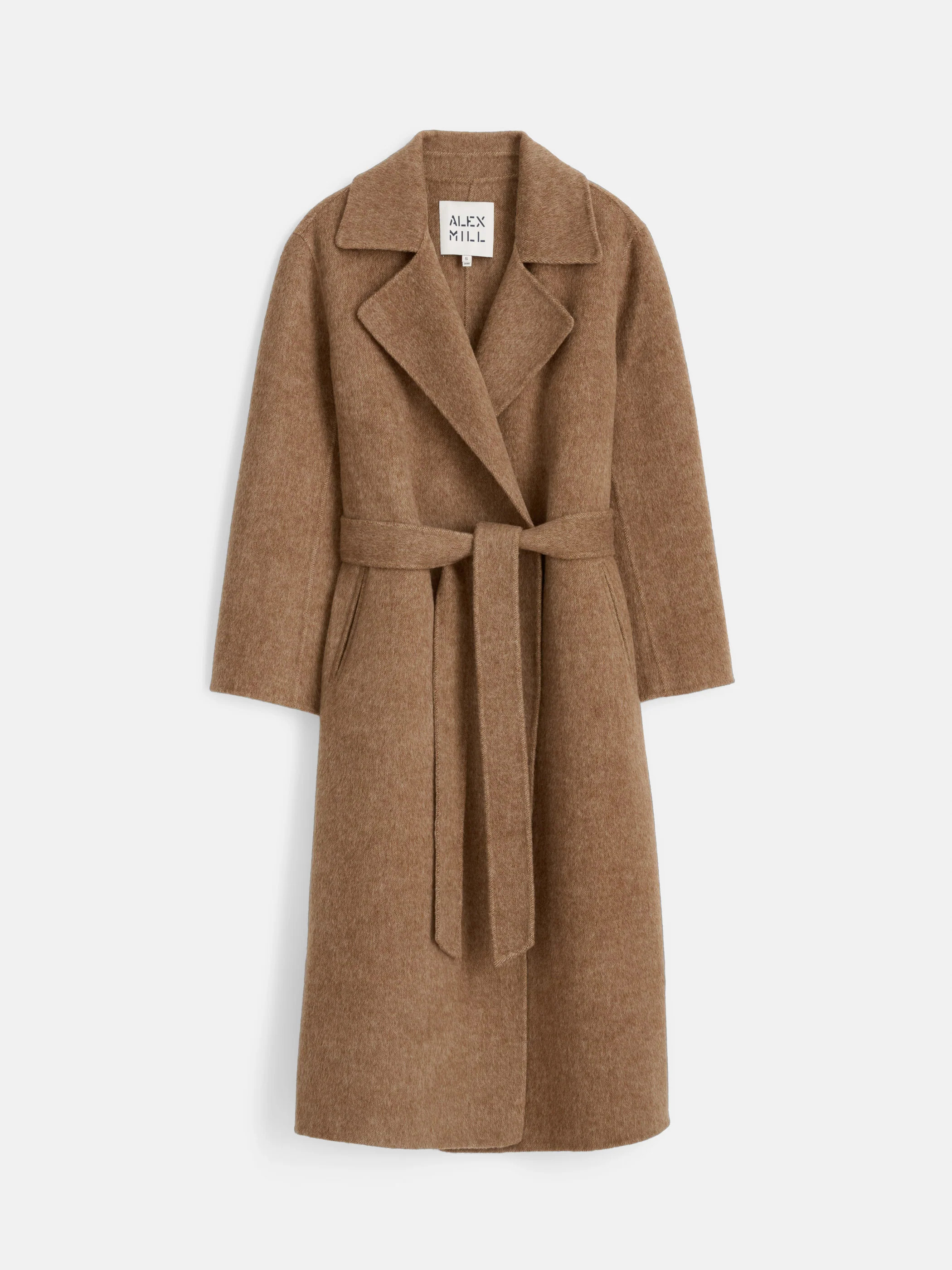 Georgia Wrap Coat In Wool Alpaca | Alex Mill
