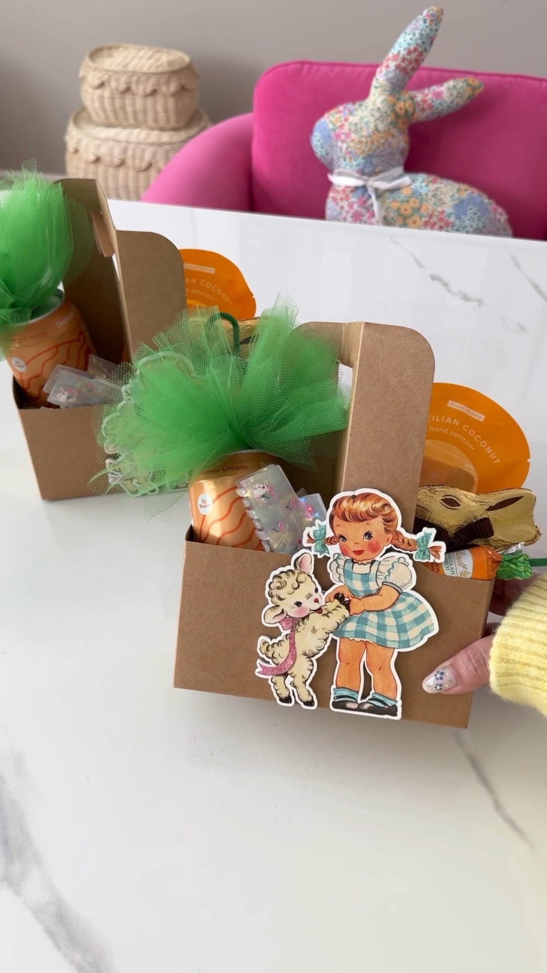 Hoppy little gift idea you need to try!
Turn an orange
@drinkpoppi into the cutest carrot 🥕 
with a little green tulle, pop it in a drink holder with a few sweet treats, and boom-instant spring magic. aaaaaaand can we talk about these hand sanitizers?!
Under $5 and they smell like a dream.
*vintage print is from Hobby Lobby

#LTKSeasonal #LTKmomlife #LTKKids