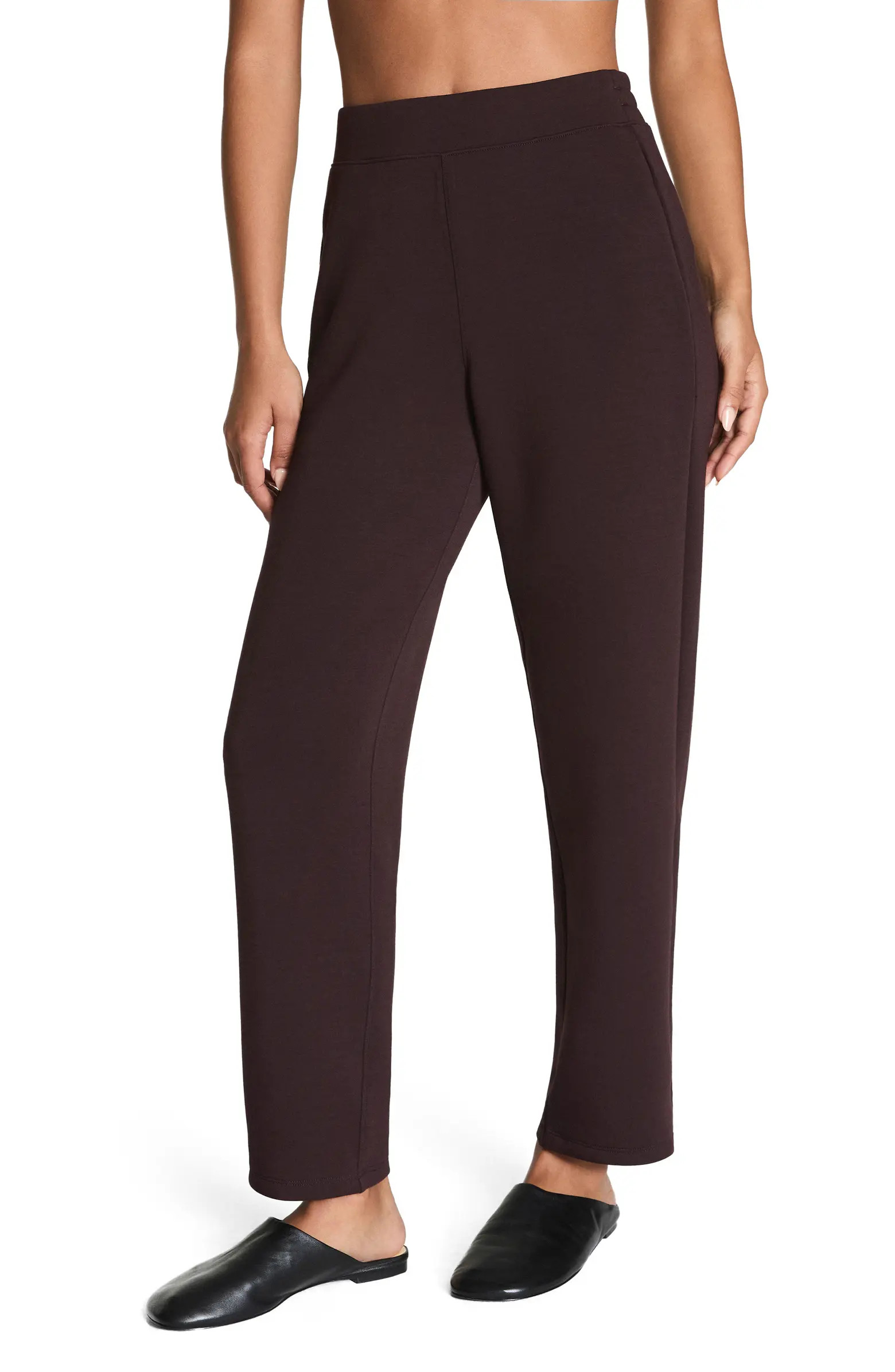 SPANX® AirEssentials Straight Leg Ankle Pants | Nordstrom | Nordstrom