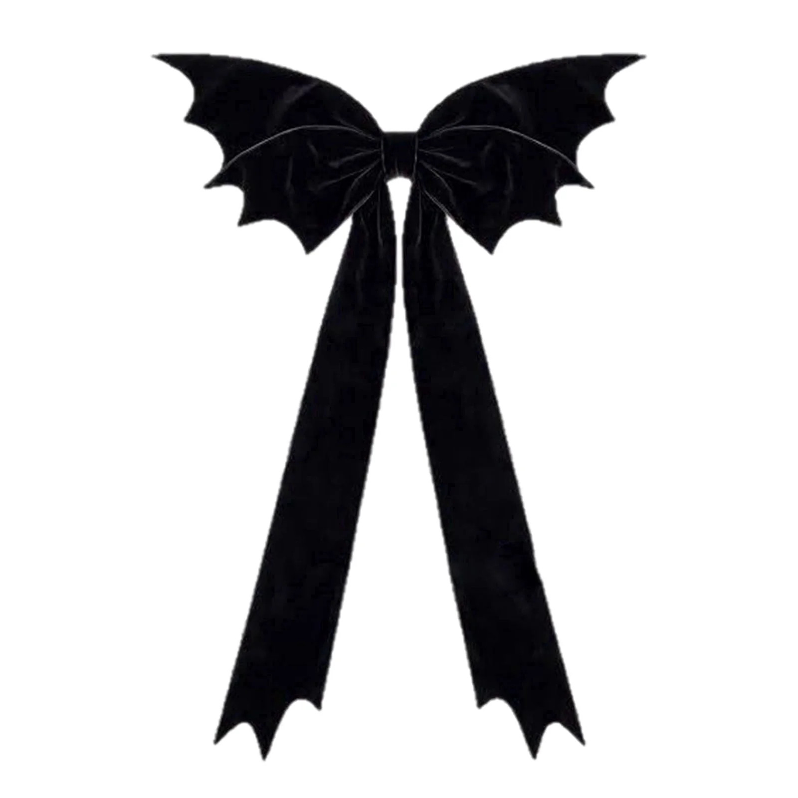 DGMIOCS Large Halloween Black Bat Bow Decor Gothic Style Giant Black Bows, Halloweens Decor Christmas Tree Topper Bows Decorations for Indoor Room Party Hanging | Walmart (US)