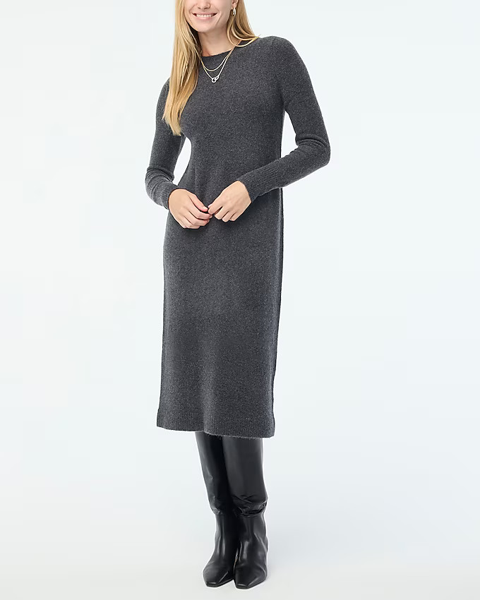 Midi sweater-dress in extra-soft yarn | J.Crew Factory