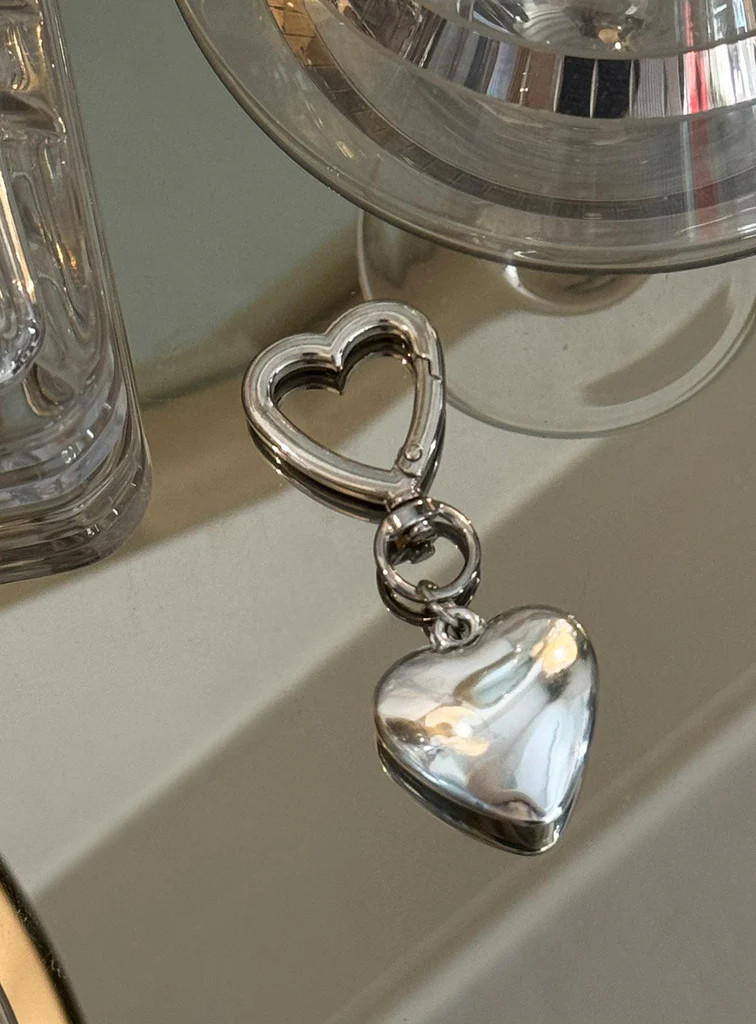 Two Lovers Key Ring Silver | Princess Polly US