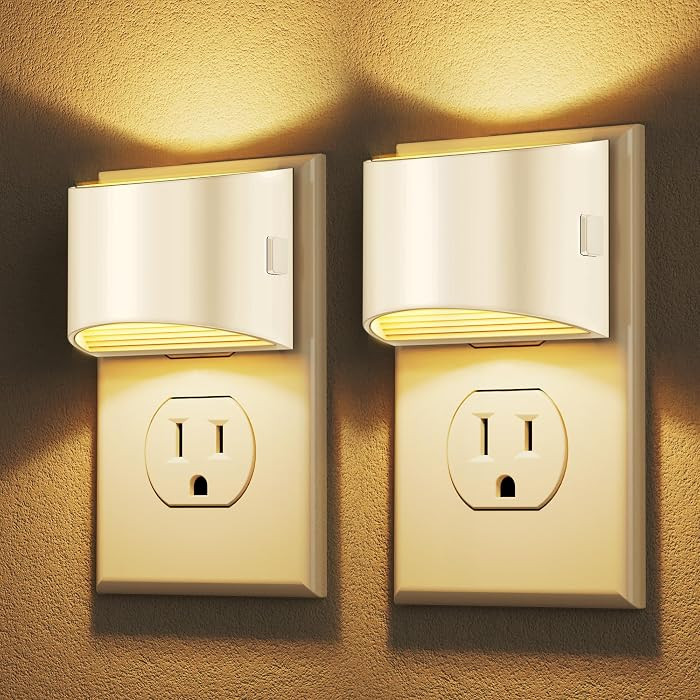 Night Light, Night Lights Plug into Wall, Adjustable, 3000K | Amazon (US)