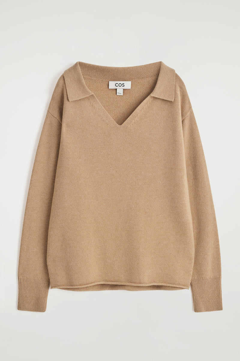 Merino Wool Polo Sweater | COS (US)