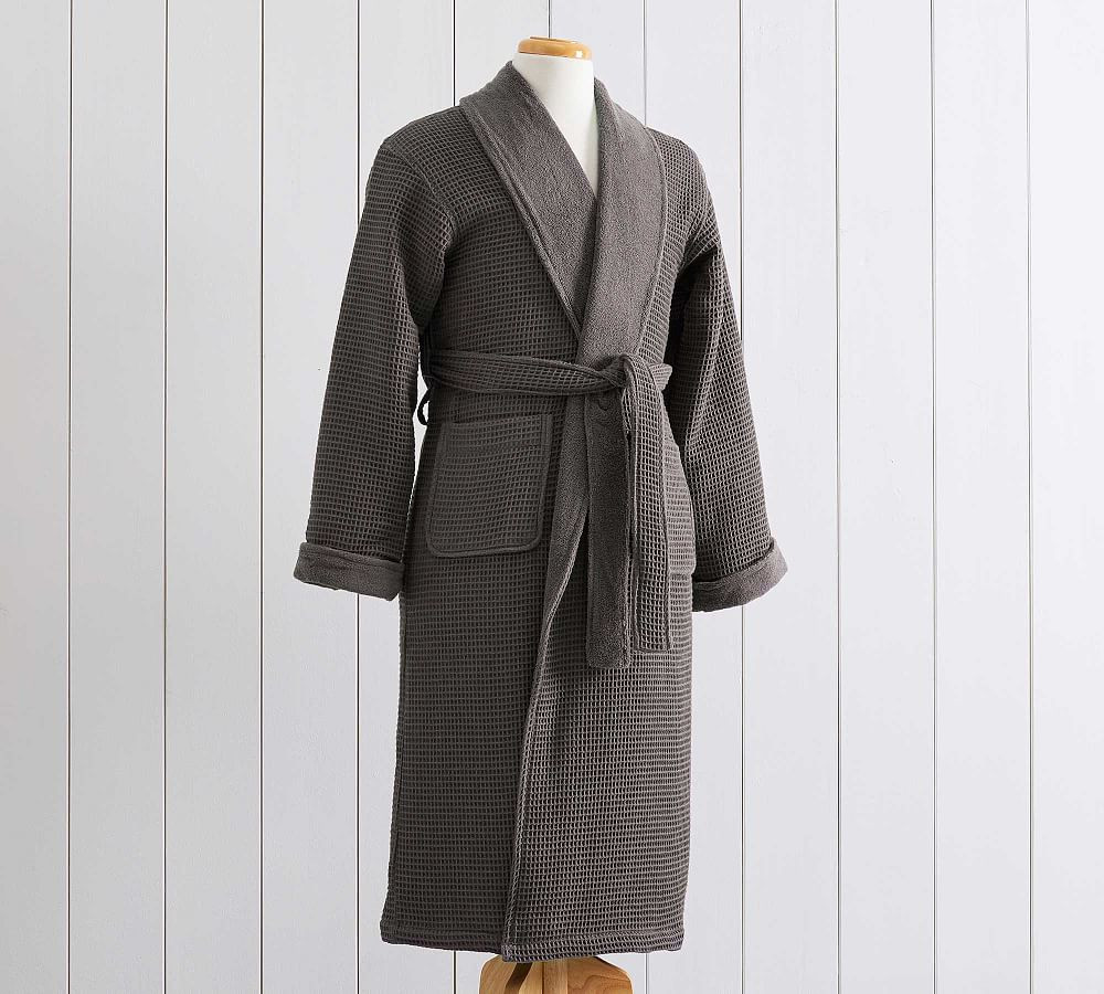 Waffle Weave Resort Robe | Pottery Barn (US)