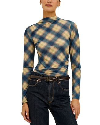 Joelle Printed Mock Neck Top | Bloomingdale's (US)