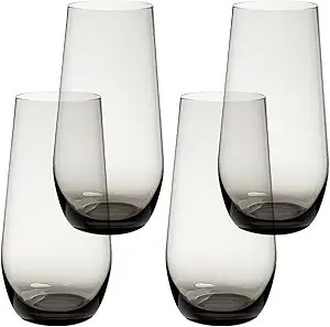 over&back 19oz Tall Stemless Glassware - Set of 4 Drinking Glasses for Parties, Get-togethers, an... | Amazon (US)