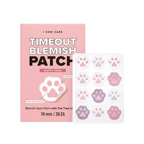 I DEW CARE - Timeout Blemish Patch Happy Paws - 14mm*36ea | Stylevana