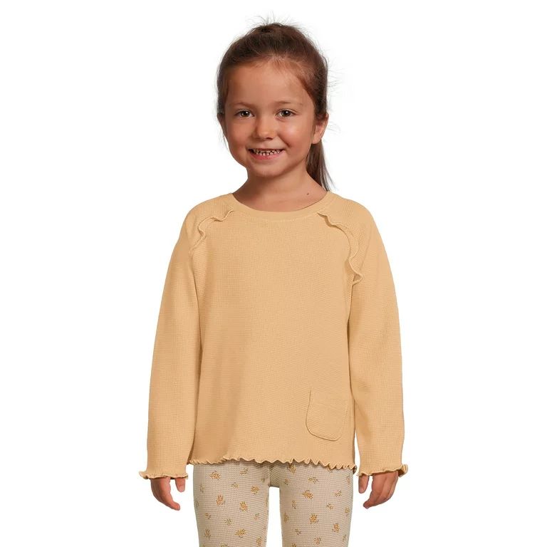 easy-peasy Toddler Girl Long Sleeve Pocket T-Shirt, Sizes 12 Months-5T | Walmart (US)