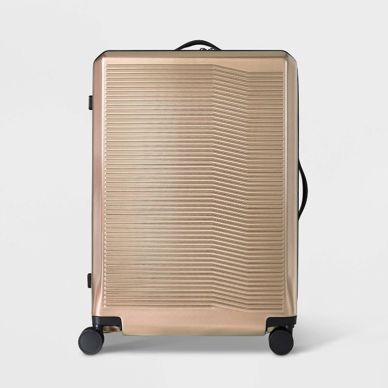 Hardside Large Checked Spinner Suitcase - Open Story™ | Target