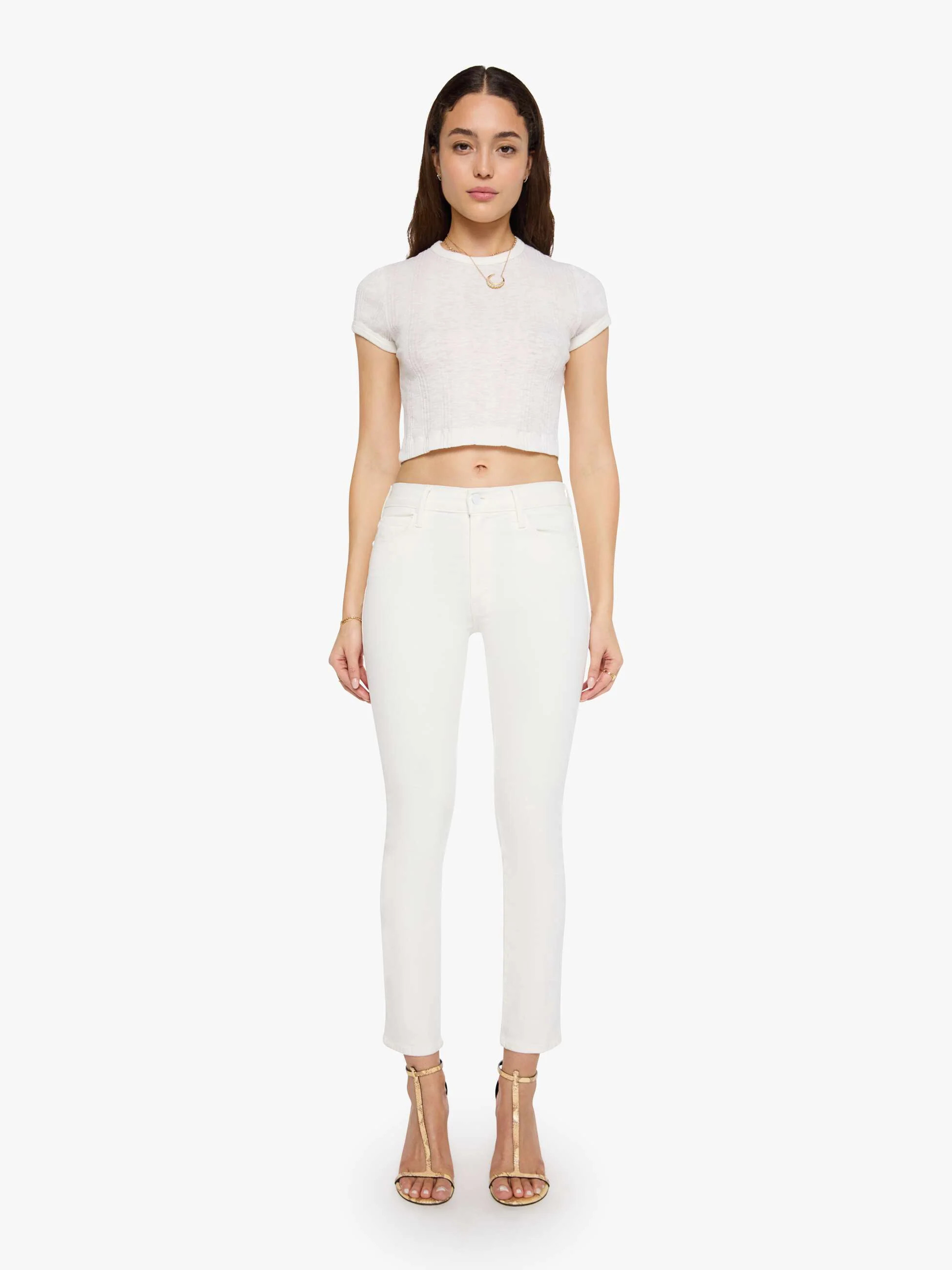 Women's The Mid Rise Dazzler Ankle Fairest of Them All | Mother Denim